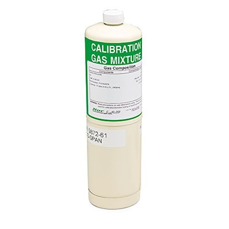 Allegro Industries Calibration Span Gas, 17 Liter Bottle 9872-61